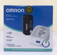 Omron เครื่องวัดความดัน รุ่น HEM-7156-A + adapter (ผ้าพันแขนสวมง่าย ) รับประกันศูนย์ 5ปี เครื่องวัดค