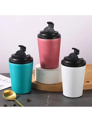 1pc, 350ml/11.83oz, Leak-Proof Lock Seal, Vacuum Heat Insulation And Cold Insulation, 304 Stainless 