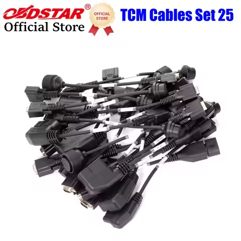 OBDSTAR TCM Cables Set 25 Pieces Works with OBDSTAR DC706 ECU Tool/X300 Classic G3