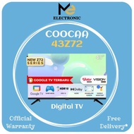 Google TV Smart Android Coocaa 43Z72 43 Inch Digital TV Coocaa 43Z7