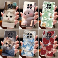Jelly Casing For OPPO F29 / oppo F29 Pro Clear Silicone Soft TPU Back Cover For Oppo F29Pro Cute Cat