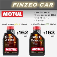 Motul 8100 5W30/40 Fully Synthetic Servicing Package Carros Centre