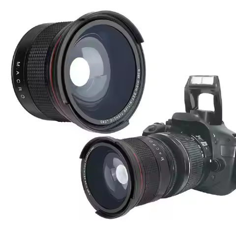 58mm 0.35x Fisheye Macro Wide Angle Lens for Canon EOS 700D 650D 600D 550D 1100D T5i T4i T3i T3 T2i 