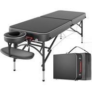 84 Professional Massage Table Portable Reinforced Aluminium Leg Hold Up To 1100lbs 2 Folding Lightwe