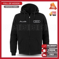 Zip Hoodie Embroidery S Line Audi RS Racing Team Car Turbo Motorsport Tuning Speed Rally Turbo A4 A5