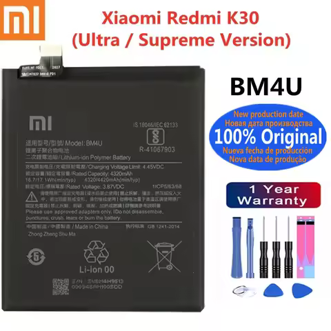 BP40 BP41 Original Battery BM4Q BM4P BM4U For Xiaomi Mi 9T Pro Poco F2 Pro / Redmi K30 K20 Pro K30i 