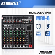 HARDWELL,MRX8, 8-channel mixer with 99 DSP effects, independent channel volume adjustment, supports 