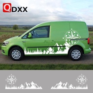 4PCS Car Stickers For Volkswagen VW Caddy MK1 MK2 MK3 2 3 4 Maxi Kombi Camper Van Graphics Vinyl Dec