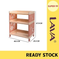 (3 TIER) LAVA Multipurpose Rack / Multipurpose Storage Rack / Rak Barang MPR3373-3