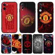 Luxury and stylish Manchester United FC E9G for vivo Y18S Y18E T3 lite Y37M Z9 lite Y19s TPU soft bl