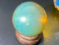 多明尼加 28.0 MM 大藍琥珀圓珠