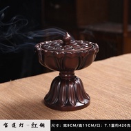 Copper Incense Burner Lotus Censer Sandalwood Incense Stick Holder Vintage Incense Sticks Home Fragr