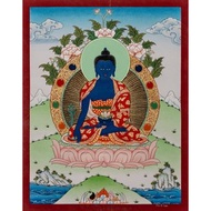 傳統醫藥師佛唐卡 靈性健康