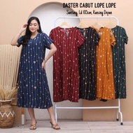 NEW DASTER LOPE LOPE NEWEST MOTIF DASTER WOMEN'S DASTER CASUAL DASTER BATIK PRINTING FRONT ZIPPER BU