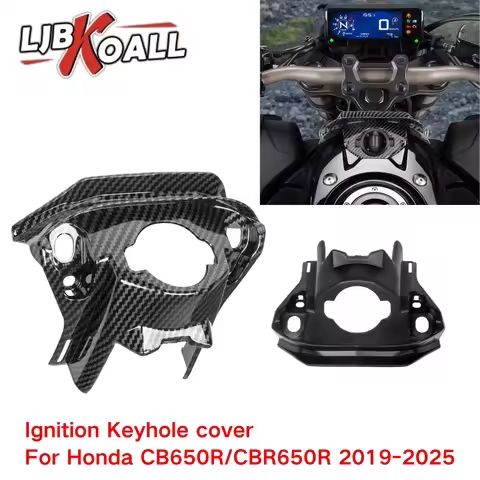 LJBKOALL CB650R Ignition Keyhole Cover CBR650R Fuel Oil Tank Cover Protector for Honda CB650R CBR650