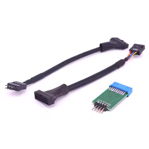 Desktop 19pin USB 3.0 Female header to 9pin USB 2.0 Male port converter Cable 9 Pin Male to 20 Pin F