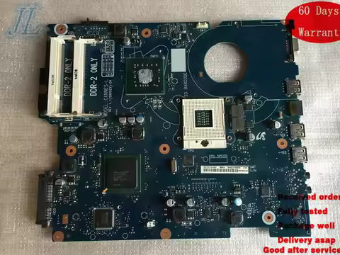 LAPTOP SYSTEM BOARD BA92-06363B For SAMSUNG R519 R719 Laptop Motherboard BA92-06363A CANNES-L REV:1.