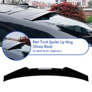 Car Roof Wing Spoiler Spoiler Lip Flap Lid Trim For BMW X Series X6 E71 2008-2014