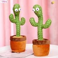 Miria Kids Dancing Talking Cactus Toys Twisting Cactus Plush Musical Toys for Baby Boys and Girls
