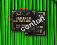 NISAN MAKAM lempengan uk25x30 Granite Keramik