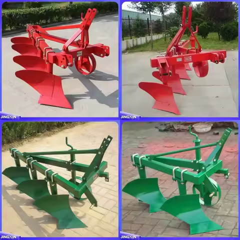 for 4 Furrow Reversible Plough with Skim Disc Agricultural Farm Tractor Implement 30cm Working Depth