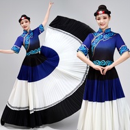 Ethnic Dance Costume Performance Costume Dashan Soma Flower Ethnic Ethnic Ethnic Pleated Big Swing S