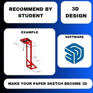 🔵 SERVICE 🔵 SKETCHUP 3D DESIGN SERVICE (STUDENTS)