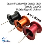 Deep Spoon Spool Tatula 100/Type-R/Yellow/HLC Accessories