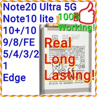 (Fast Charge) NEW ORI Stable Battery for Samsung Note20 Ultra 5G Note10 lite Note9 Note8 Note5 Note4