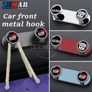 Toyota GR Car Front Hook Metal Car Mounted Hooks Front Row Multifunctiona Mini Paste Front Hook for 