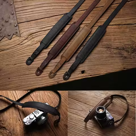Handmade Genuine Leather Camera Strap Shoulder Sling Belt For Canon Nikon Sony Fujifilm XE4 XT4 X100