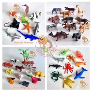 Small animal toys animal figurines