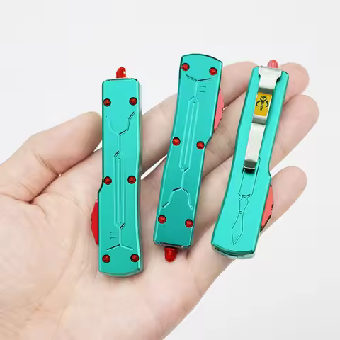 Micro Mini Bounty Hunter UTX-70 OTF Tech Knife UTX UT85 Serie D2 Blade Outdoor Little EDC Tools Pock