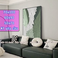 Abstract canvas print size 70x100, 60x90, 50x70cm with frame and hanging nails - made to order
