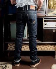 Pinion denim Dark Eagle 19.5ozมี3ทรงให้เลือกกะบอกเล็กกะบอกกลางตรง