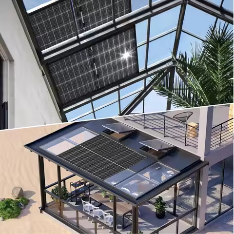 WERCHTAY 200W 12V Double Sided Board Solar Systems Panels Monocrystalline 16BB Solar Cells PV Power 