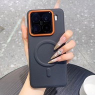 Suitable for Mi 15pro Phone Case 14Pro Magnetic Protective Case 14pro All-Inclusive High-End Plain L