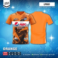 เสื้อกีฬาคอวีแขนสั้นพิมพ์ลาย Pepsi รุ่น LP-001