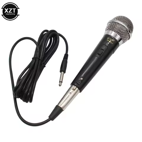Karaoke Microphone Handheld Professional Wired Dynamic Microphone Clear Voice Mic for Karaoke Part V