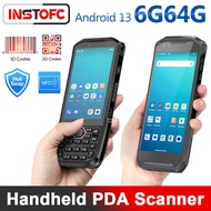 Handheld PDA Terminal 6GB+64GB Rugged PDA Device Data Collector 4G Network GPS 1D 2D Barcode Scanner