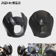 Big sale Motorycle Headlight Fairing Mask Cowl Quarter Fairing Windshield Windscreen For Harley Spor