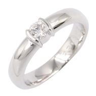 【二手】Tiffany & Co.) 鑽石戒指，10.5 號，950 鉑金，鑽石圓點戒指，女士款，二手