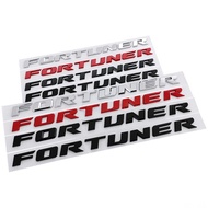 Toyota Fortuner car sticker; Front engine hood replacement FORTUNER English logo sticker; High quali
