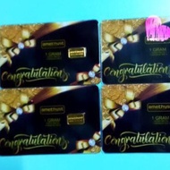 Emas Tulen 999.9 Gold Bar versi Congratulations 24 Karat (Amethyst)