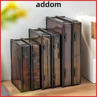 ADDOM Certificate Storage Box, Dustproof Transparent A4 File Box, Durable Multifunctional Plastic A4