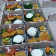 Nasi campur ayam katsu