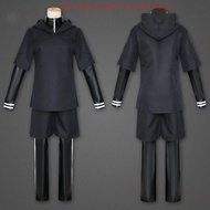 Anime Tokyo Ghoul Kaneki Ken Hoodie Sweater Cosplay Costume Full Outfit Halloween Suit