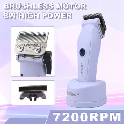 JUCAI MINICANDY JC06 Hair Clipper Professional DLC Blade 7200RPM Brushless Motor with Base Charger 3