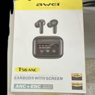 (全新) Awei T56 降噪 藍芽耳機 ANC ENC...