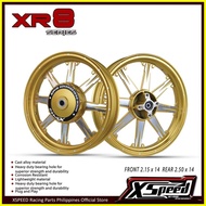 ♞XSPEED MAGS XR8 CLICK 125i 8 Spokes Design ( 4 holes )